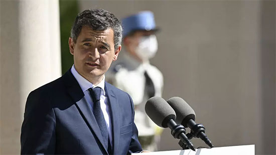  وزير الداخلية الفرنسي جيرار دارمانا 