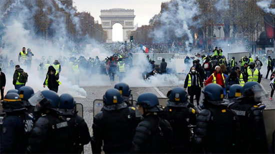 انطلاق مظاهرات جديدة في فرنسا ضد قانون 