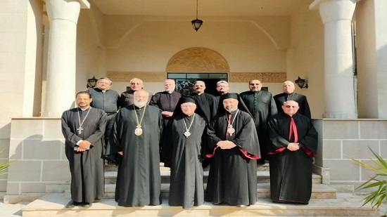  البطريرك إبراهيم اسحق يستقبل بطريرك الروم الكاثوليك
