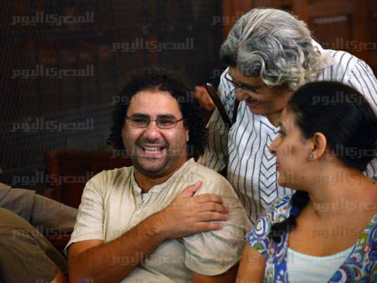 أسرة الناشط علاء عبد الفتاح 