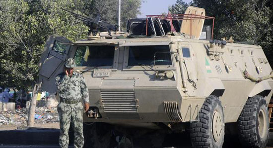 الجيش يُصادر ممتلكات الإخوان ببني سويف 