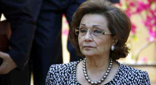 سوزان مبارك تؤيد ترشح السيسى لرئاسة الجمهورية
