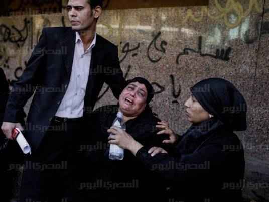 أهالي ضحايا حادث كنيسة الوراق أمام المشرحة لتسلم جثث ذويهم