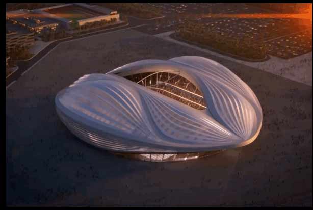  صورة للملعب الذي سيستضيف مباريات كأس العالم في قطر