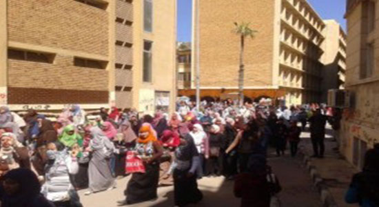 تظاهرات طلاب الإخوان بجامعة الإسكندرية