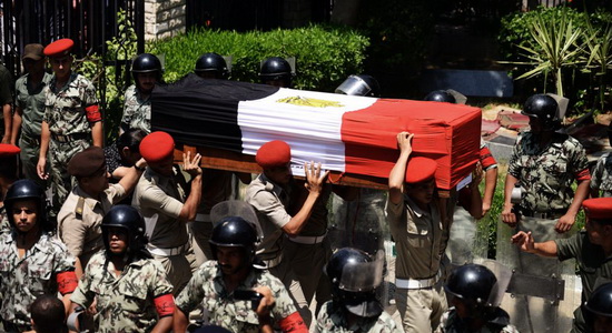 جنازة عسكرية عصر اليوم للملازم "أحمد سعد" ببلدته في كفر الشيخ