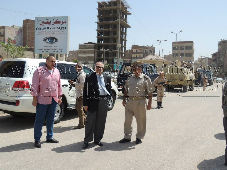 بالصور.. مدير أمن الفيوم يترأس حملة أمنية بشوارع المحافظة