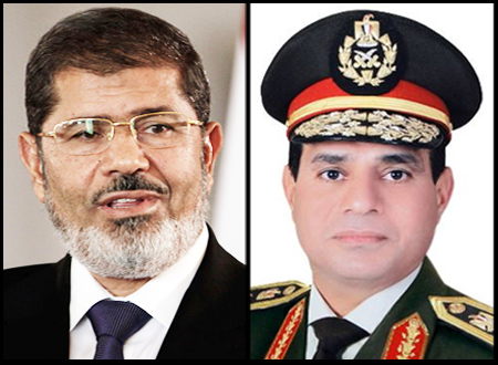السيسي ومحمد مرسي