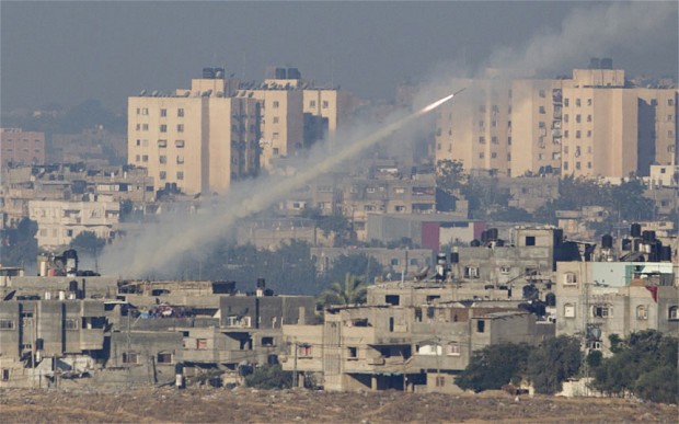 أرشيفية لقصف غزة
