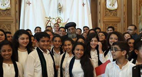 البابا تواضروس يلتقي فتيان وفتيات إيبارشية الجيزة