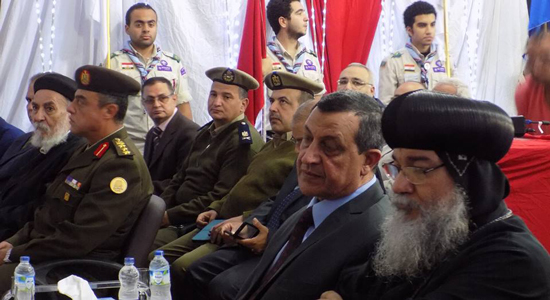 في افتتاح كنيسة الأمير تادرس حضر الشعب وغاب محافظ المنيا ومدير الأمن 
