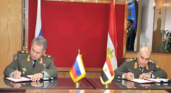 توقيع بروتوكولات عسكرية مشتركة جديدة بين مصر وروسيا