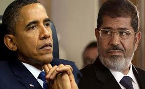 مرسي وأوباما