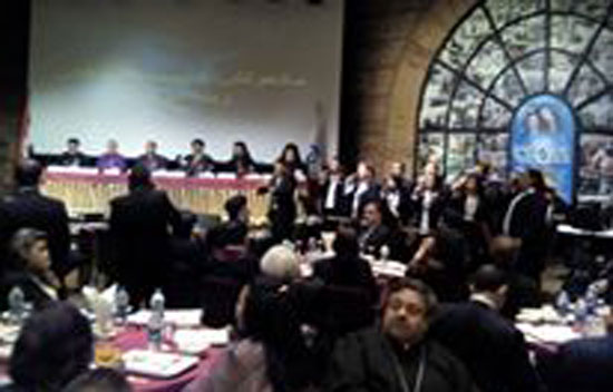 بالصور.. مجلس كنائس مصر تحتفل بعيد تأسيسه الثالث 