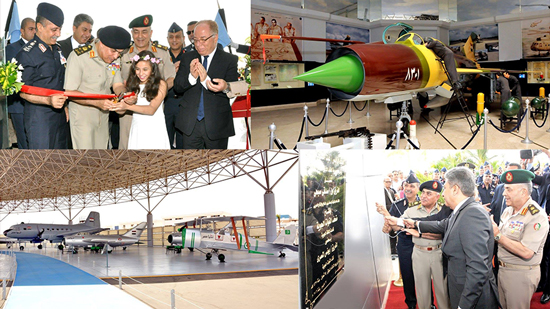 بالصور.. وزير الدفاع يفتتح متحف القوات الجوية