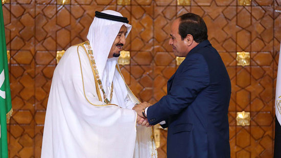 الرئيس المصري عبد الفتاح السيسي والعاهل السعودي الملك سلمان بن عبد العزيز