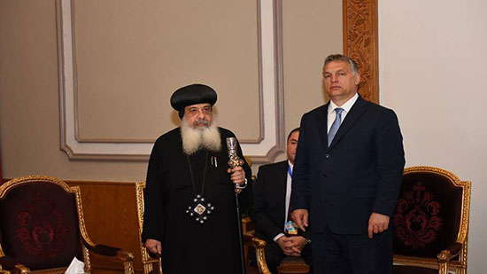 رئيس الوزراء المجري من الكاتدرائية: سندعم مصر بكل ما نستطيع
