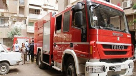 6 سيارات إطفاء للسيطرة على حريق كنيسة شبرا