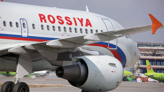 أول رحلة طيران روسية تهبط في مطار القاهرة