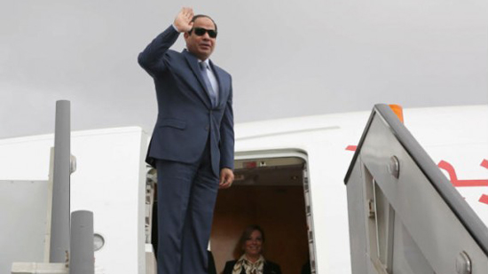 الرئيس السيسي يصل نيويورك للمشاركة في اجتماعات الأمم المتحدة