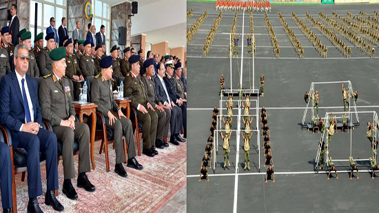 وزير الدفاع يشهد الاحتفال بتخريج الدفعة 154 متطوعين من معهد الضباط