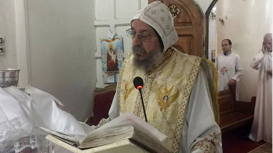 أسقف إسنا يترأس قداس عيد استشهاد مار جرجس بأرمنت 