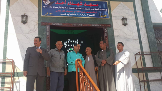 نائب قبطي بأسيوط يشارك في افتتاح مسجد جديد