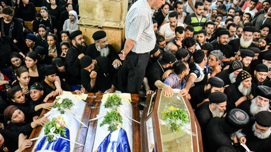  جنازة 7 شهداء من نزلة حنا بالفشن