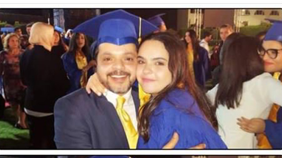  هنيدي يشارك متابعيه لحظات تخرج ابنته