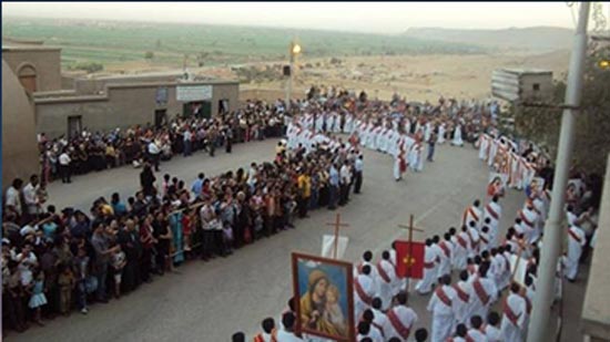  تقارير إعلامية ترصد احتفالات الأقباط بمولد العذراء في أسيوط