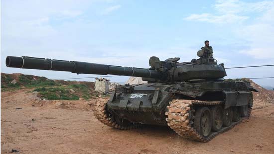 دبابة تابعة للجيش السوري