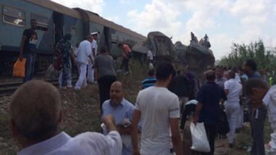 سائق قطار القاهرة: لم أتلق إشارات من برج المراقبة بالوقوف
