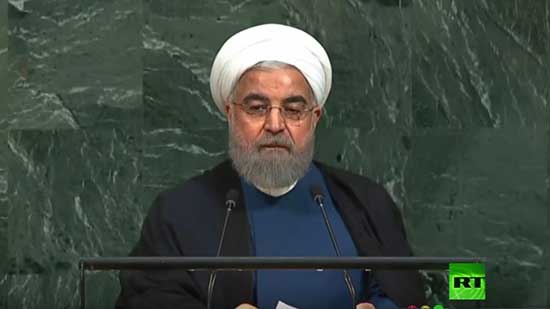 الرئيس الإيراني في الأمم المتحدة: لا نهدد أحد.. لا نسعى لتصدير مذهبنا الديني.. وخطاب ترامب 