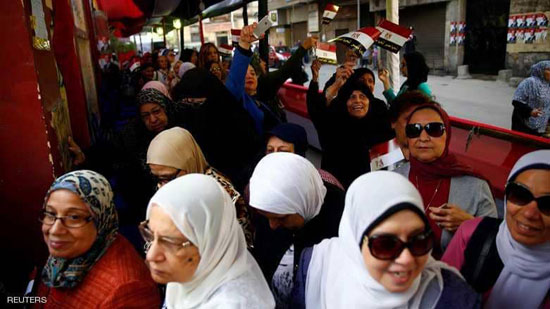 مصريات في طابور الانتخابات