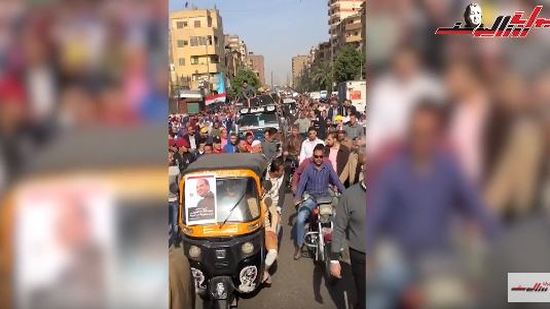 بالفيديو.. مسيرة جماعية بحدائق القبة متوجهة للجان الانتخابات