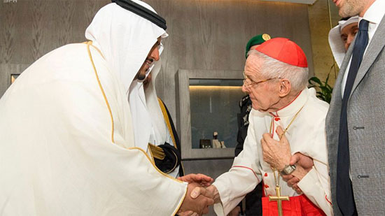 الكاردينال توران: أبلغت السعودية بضرورة عدم اعتبار المسيحيين درجة ثانية