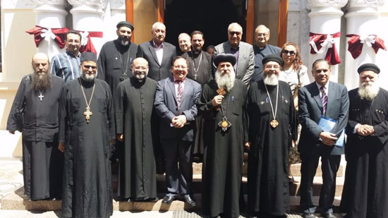  اجتماع اللجنة التنفيذية لمجلس كنائس مصر بكنيسة العذراء بالزيتون