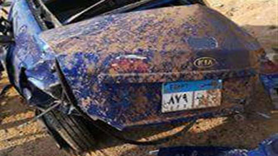 مصرع شخصين وإصابة 5 من أسرة واحدة في انقلاب سيارة بطريق «الطور- النفق»