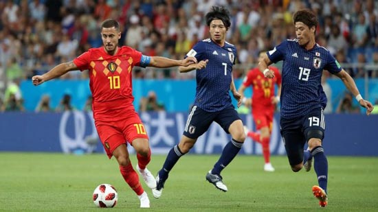  بلجيكا تتأهل لربع نهائي كأس العالم على حساب محاربي الساموراي بثلاثة أهداف