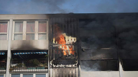 فيديو وصور| السيطرة على حريق سينما «ريفولى»