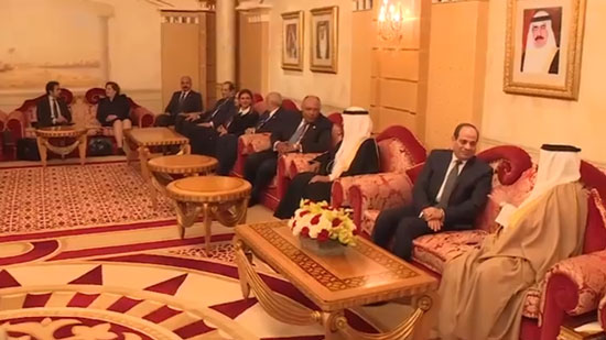 الرئاسة تنشر تفاصيل زيارة السيسي للبحرين