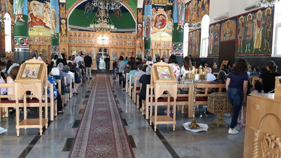 البطريرك ثيوفيلوس يدشن ثاني كنيسة أرثوذكسية في مأدبا