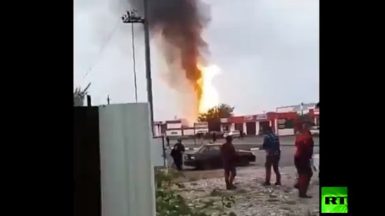 بالفيديو.. انفجار ضخم يهز الشيشان جنوبي روسيا