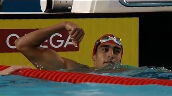 عبد الرحمن سامح يتوج ببرونزية السباحة فى أولمبياد الشباب
