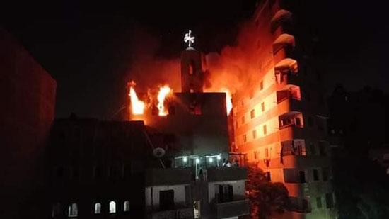  الكنيسة تؤكد عن حريق كنيسة عين شمس: لا خسائر في الأرواح