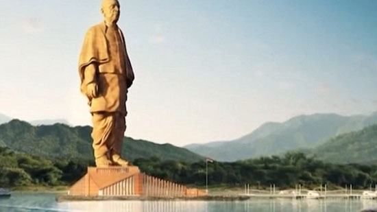 بالفيديو| الهند تكشف الستار عن أضخم تمثال في العالم