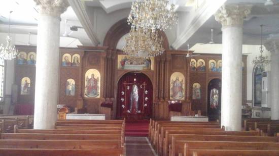  كنيسة مار مينا بقرية الدرملي بمركز بني سويف