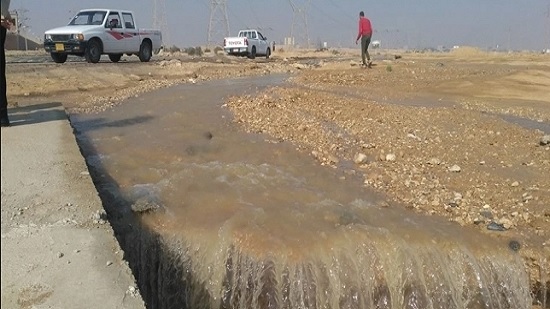  الامطار الغزيرة بعزبة سعيد التابعة لقرية المعابدة بمركز ابنوب