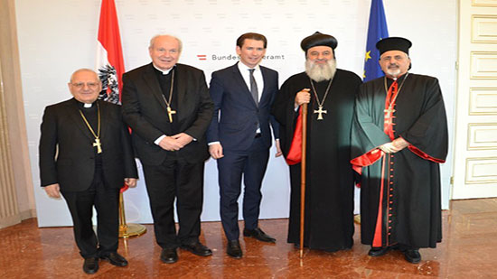  لإغاثة المسيحيين المضطهدين.. المستشار النمساوي يستقبل بطاركة سوريا والعراق 