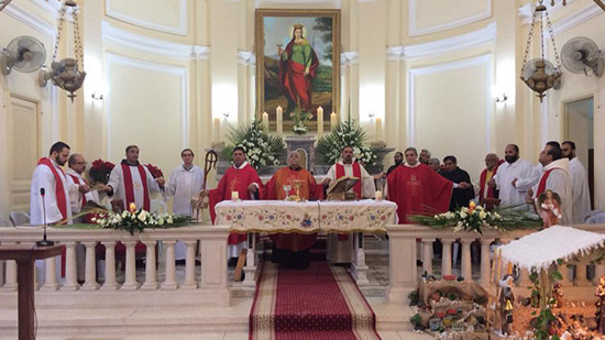 بالصور.. الكنيسة الكاثوليكية بمصر تحتفل بعيد القديسة لوتشيا